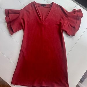 Olivaceous mini dress